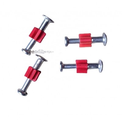 China  nail factory  PDA drive pin with red fluteand top hat  nail manufacturer